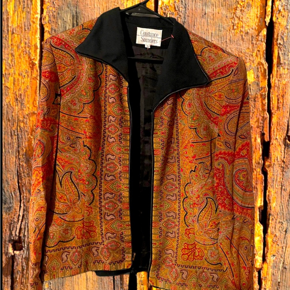 Constance Saunders Silk Paisley Jacket